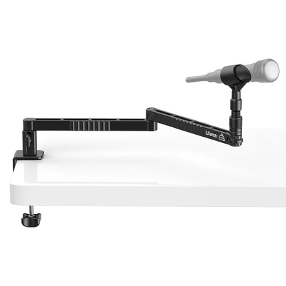 Low Level Microphone Stand 360° Adjustable Foldable Microphone Arm for Live-streaming Video Recording