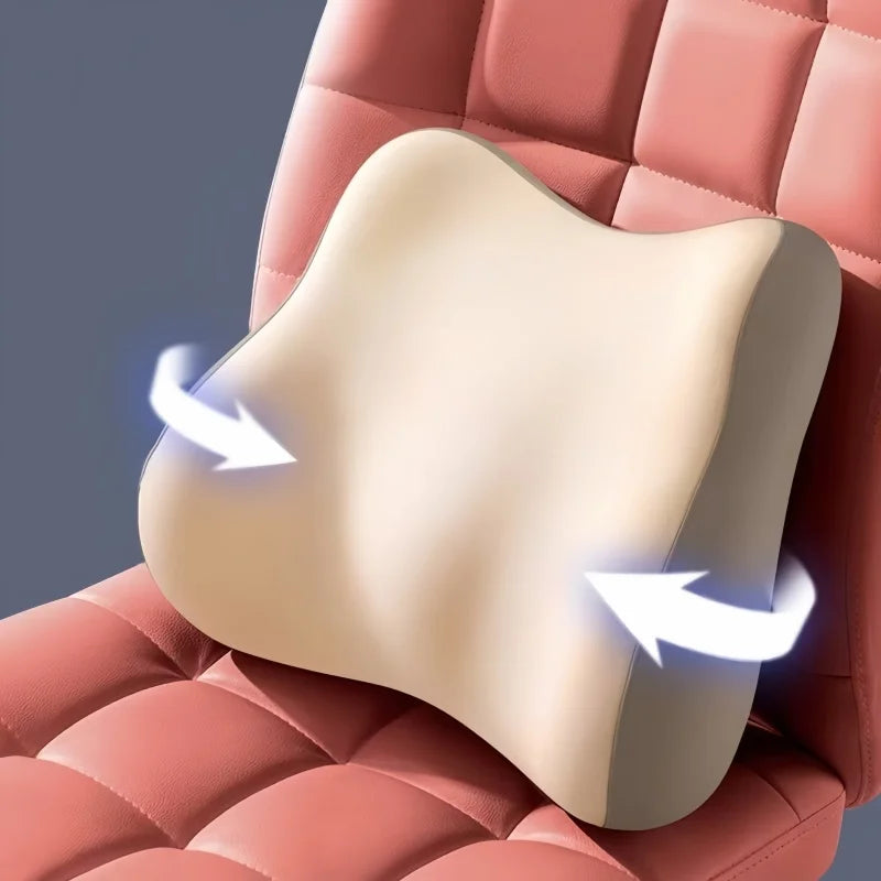 Memory Sponge Waist Pillow Lumbar Orthopedic Pillow Office Chair Backrest Chiropractic Pillows Ergonomic Lumbar Support Pad