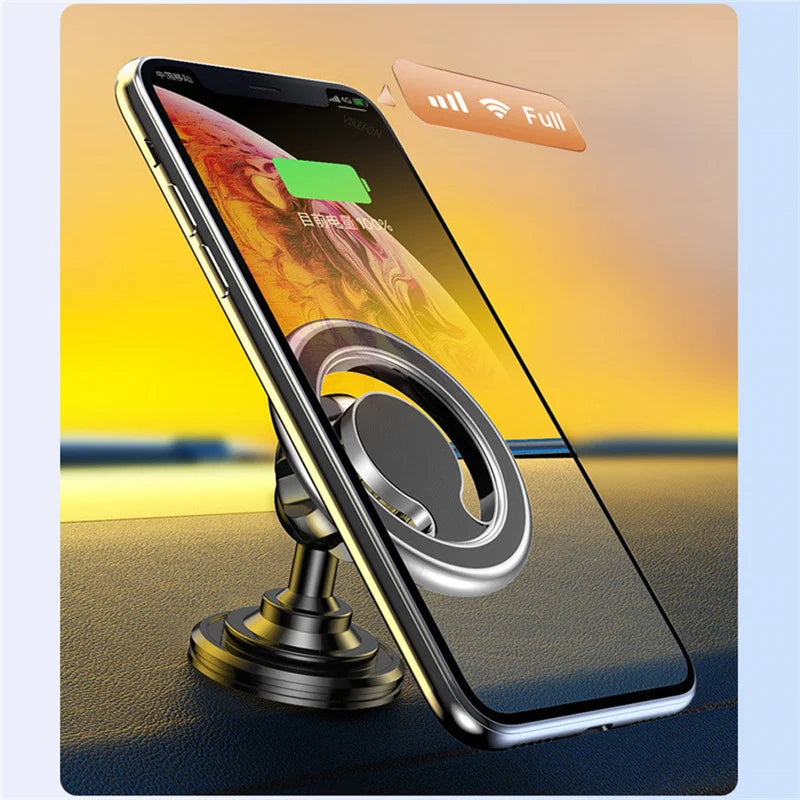 Car Phone Holder Stand Car Mount Support Mobile Bracket in Car For Macsafe iPhone 15 14 13 12 Samsung Xiaomi
