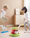 3 in 1 Ladybug Multifunction Exercise Machine Kids Jump Toss Toys Rocket Launcher Rope Sports Game Outdoor Educational Toy Gifts