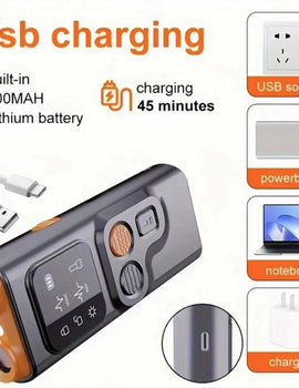 Pet Dog Repeller Ultrasonic Dog Training Device Rechargeable Anti Dog Bark Stop-Barking Deterrent Device With LED Flashlight