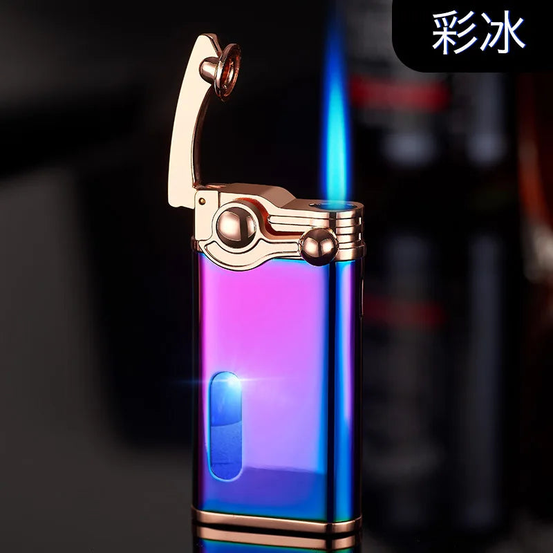 Gas Electronic Dual-Use Lighter, Intelligent Digital Display Machine Core, High-Grade Metal Lighter, Cigarette Accessories, New