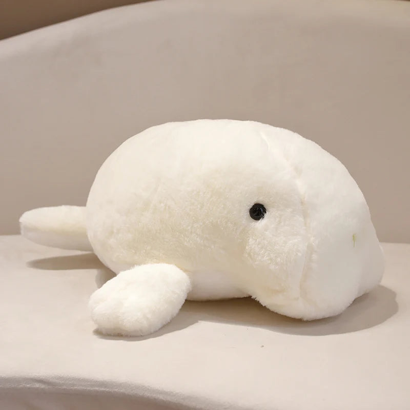 Kawaii Manatee Dugong Plush Stuffed Animal Soft Sea Cow Pillow