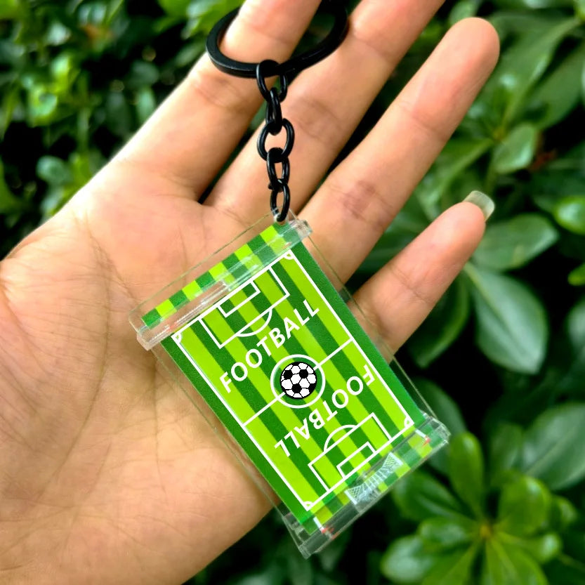 2026 Football Stadium 3D Keychain Soccer Fan Bag Charm Collectible
