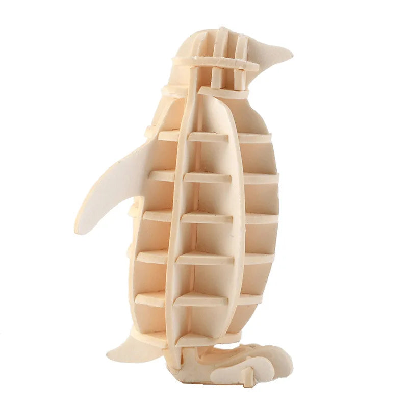3D Wooden Puzzle Toys for  Adults Teens Animal Assembly Kit Decoration Animal Puzzle Games Home Office Creative Ornament