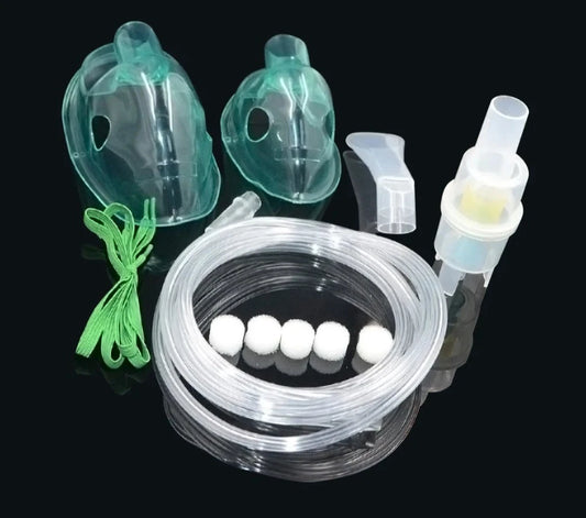 6 In 1 Nebulizer Inhaler Set CompMist Household Nebulizer Cup Mouthpieces Adult Child Mask Inhaler Set Accessories One-time