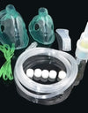 6 In 1 Nebulizer Inhaler Set CompMist Household Nebulizer Cup Mouthpieces Adult Child Mask Inhaler Set Accessories One-time