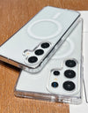 Transparent Magnetic For Magsafe Case For Samsung S25 Ultra S24 Plus S23 S22 5G Shockproof Cover