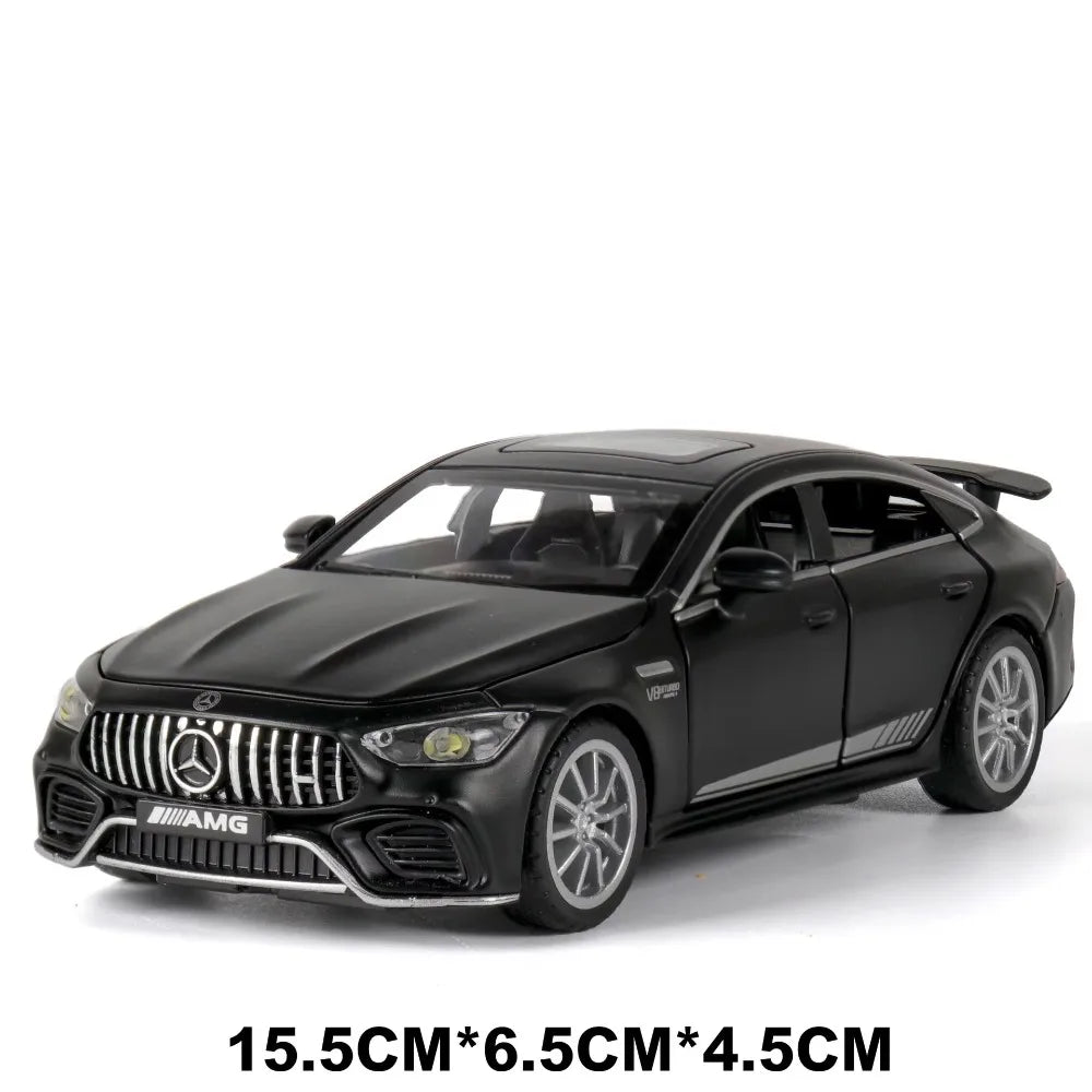 1:32 Scale 300SL GT63 V8 Sports Car Model Toy Metal Die-cast Sound Light Pull Back Vehicles Models Boys Hobby Ornaments Gifts