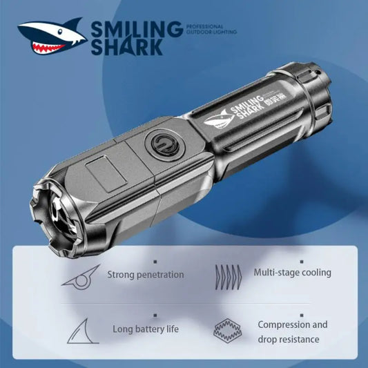 Portable LED Flashlight Rechargeable USB Zoom Torch 18650 Waterproof Tactical Light