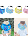 Sun Visor Hat with Fan Adjustable Elastic Buckle Large Brim Breathable USB Powered Beach Hat for Kids Portable Cooling Fan Hat
