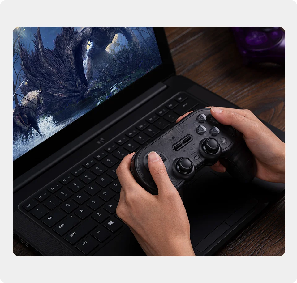 Bluetooth Gaming Controller with Hall Effect Joysticks for Nintendo Switch PC and Android