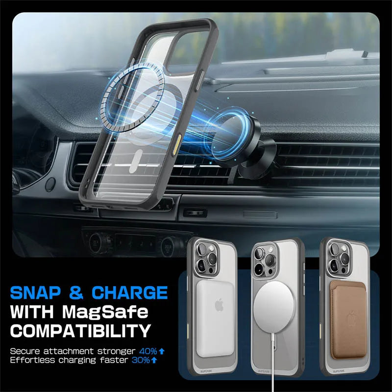 For iPhone 16 Pro Max Case with Camera Control Capture Button UB Mag Slim Shockproof  MagSafe Phone Case Cover
