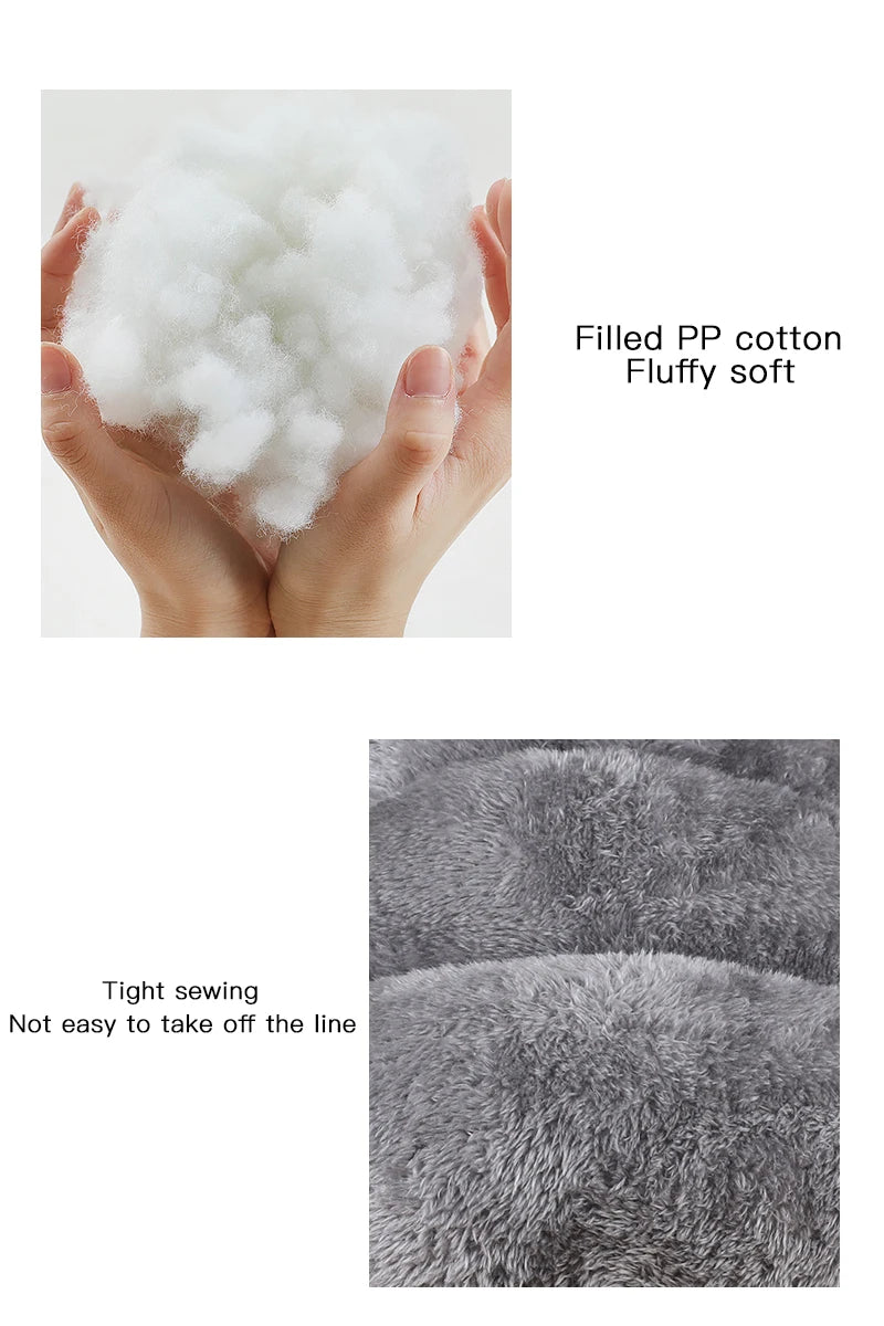 Washable Plush Pet Bed Sofa for Dogs and Cats