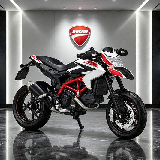 1 18 Scale Ducati Hypermotard SP Diecast Motorcycle Model
