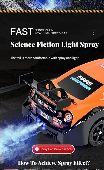 1/16 2.4G Racing Rc Cars Drift Car Mustang GTR Electric 4WD High Speed Remote Control Drift Toys for Children Gifts