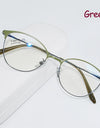 Retro Cat Eye Butterfly Eyewear Ultra Light Alloy Spectacle Optical Prescription Glasses Frames