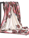 Scarves For Women Print Silk Satin Head Scarf Female Luxury Brand Square Shawl Large Hijab Scarfs