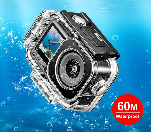60 Metre Magnetic Waterproof Diving Case for DJI Osmo Action 3 4 5 Pro and 6