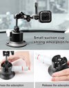 Magic Arm with Pump Suction Cup Aluminum Alloy Mount for Gopro DJI with Three Bayonet Sports Camera Accessories
