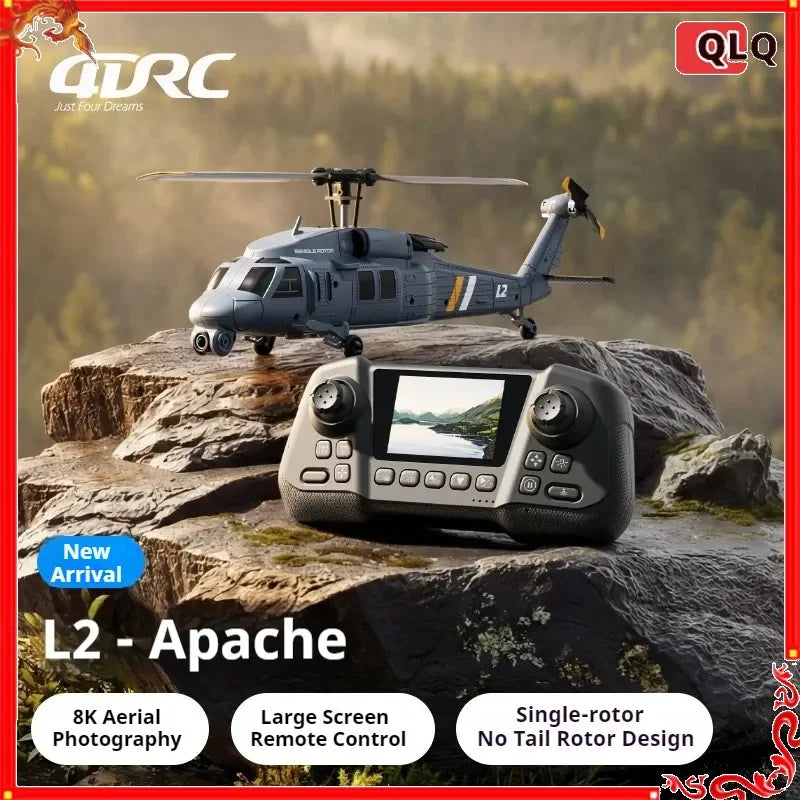Remote Control Military Helicopter Toy With Camera