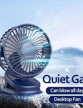 Portable Mini Hand Clip Fan USB Charging Quiet Desktop Electric Fan High Quality Student Dormitory Small Cooling Ventilador Fans
