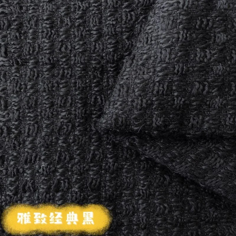 0.5M/1M/2M/3M High Quality fiber plaid woven tweed fabric for garment DIY coat clothing sewing quilting Cloth by the meter