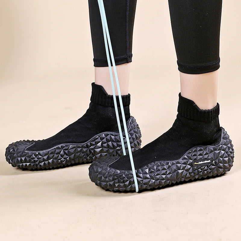 Women's silent soft sole cushioned shoes Squat silent hard pull fitness shoes casual shoes