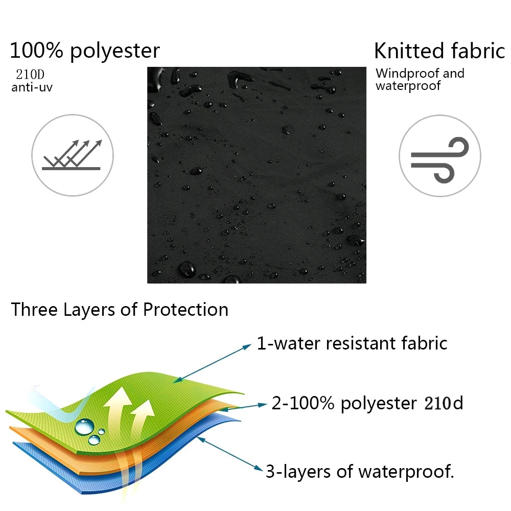 Waterproof Monitor Dust Cover for PC LCD TV Computer Screen Protective Polyester Cover 20-34 Inch