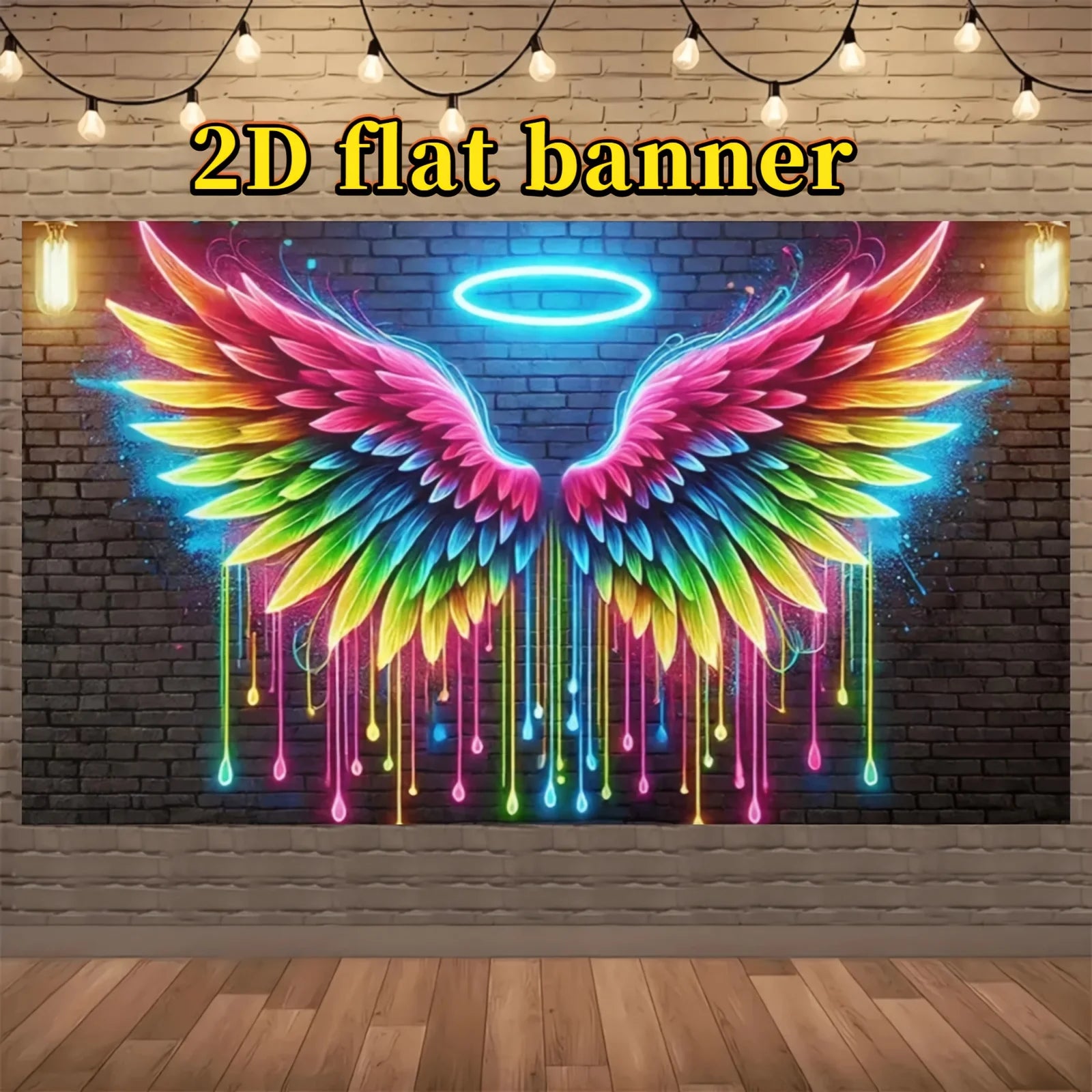 Cool Angel Wings Tapestry Wall Hanging for Living Rooms, Games Rooms, Festive Parties and Wall Decor