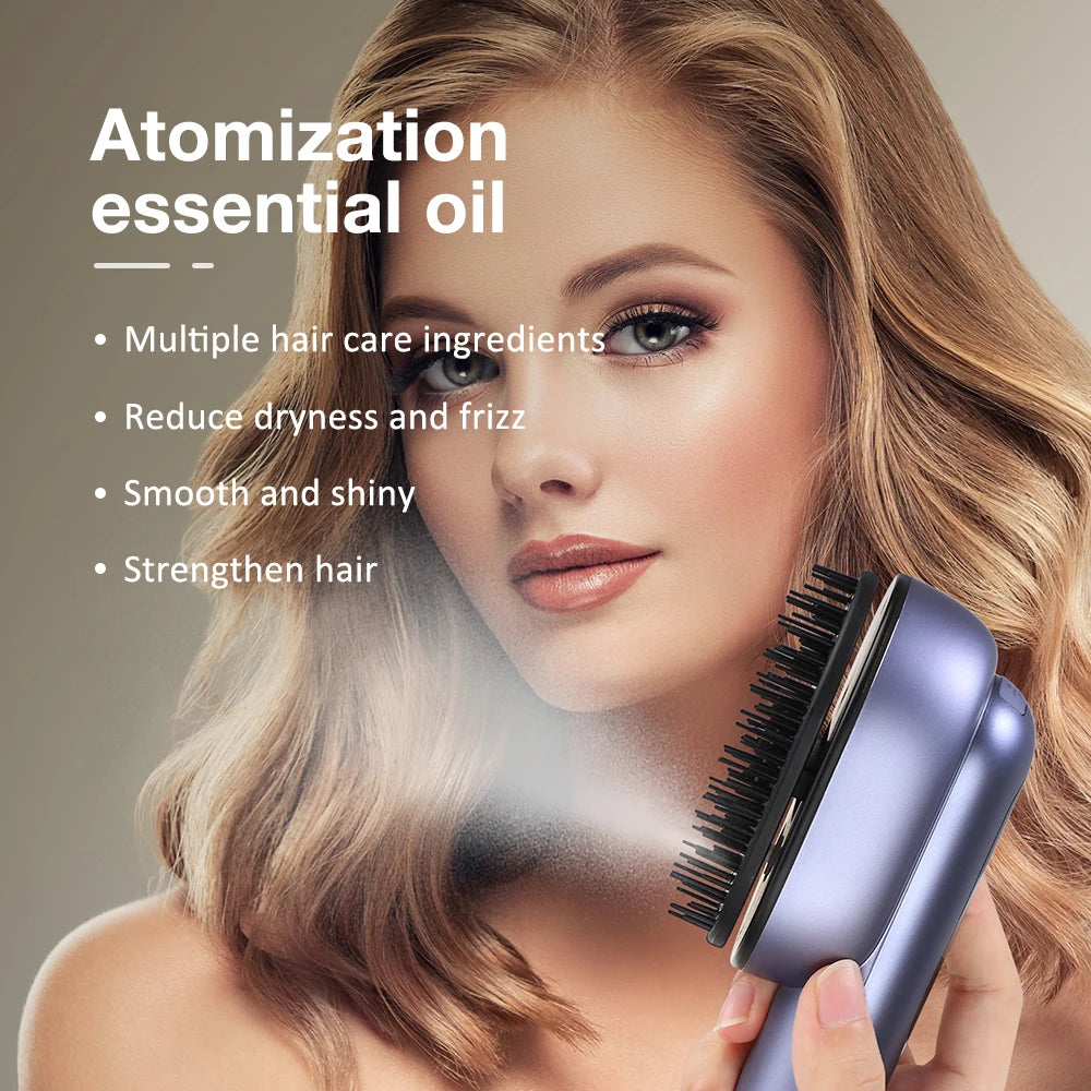 Electric Head Massage Comb Multifunctional Massage Comb Essential Oil Atomization Introduction Comb for Hair Development