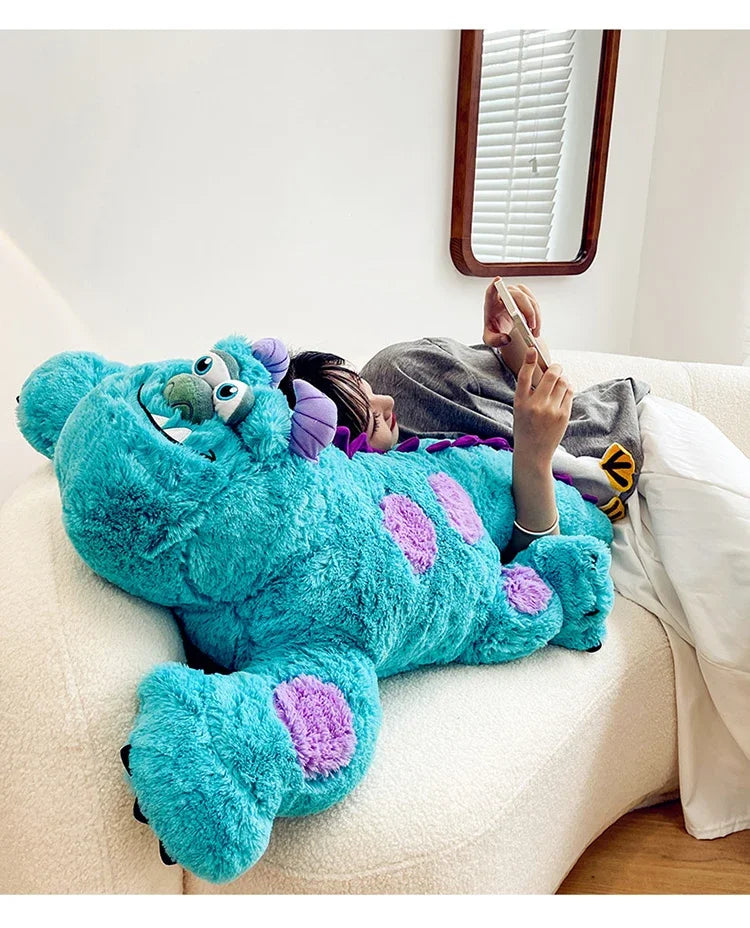 140cm Disney Large James P. Sullivan Stuffed Toys Monsters Plush Dolls  Anime Soft Pillow Room Deco Kawaii Pillow Hugs Kid Gifts
