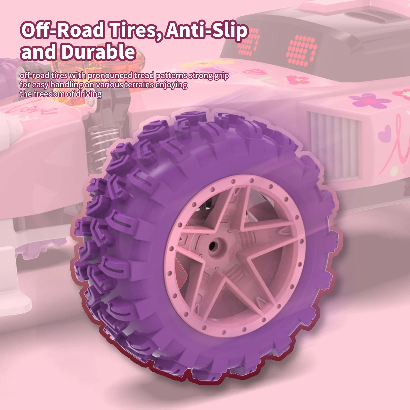 High Speed RC Car With LED Lights Sports Off-road 2.4GHz Remote Control Climbing Vehicles Cars Toys for 's Toy