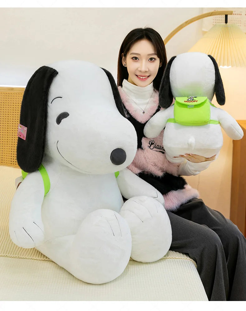 Cute Cartoon Dog Plush Backpack Soft Stuffed Pillow
