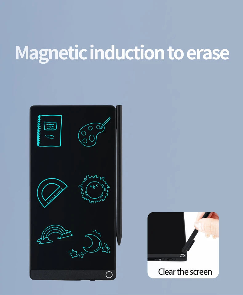 6.5inch Full Screen Superfine Handwriting Writing Blackboard Magic Tablet to Drawing Induction to Erase Single Sided Meeting Pad
