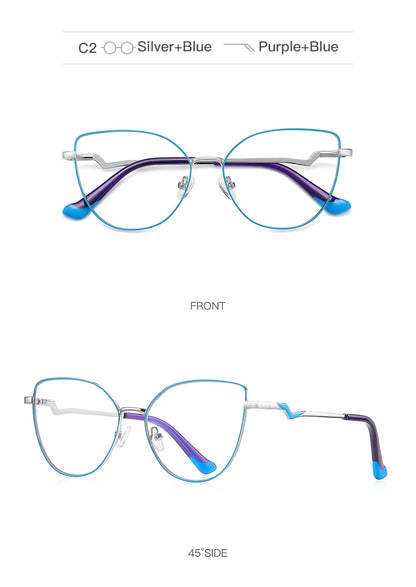 HONGMEI lunette Prescription glasses for women 's grade glasses Reading Eye in trend myopia Blue light filter 3043