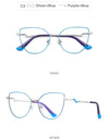Prescription glasses for women 's grade glasses Reading Eye in trend myopia Blue light filter
