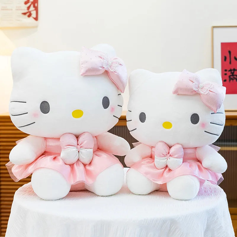 Kawaii 60cm Hello Kitty Stuffed Doll Sanrio Plush Toy Anime Dream Series Cute Girl Kids Birthday Gift Soft Sleeping Pillow