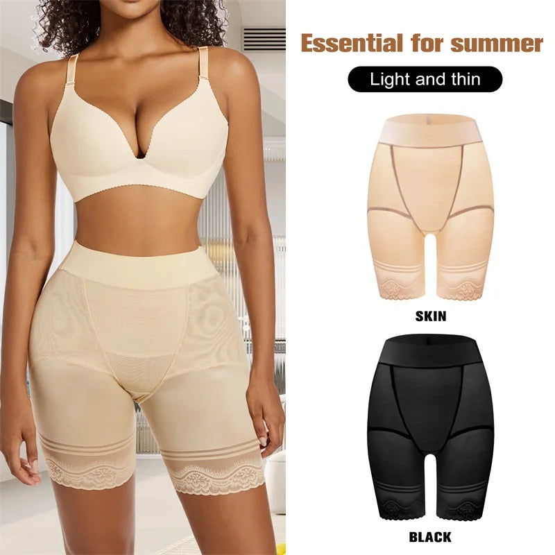 Women's Tummy Control Shapewear Panties – Lace Waist Trainer & Slimming Body Shaper