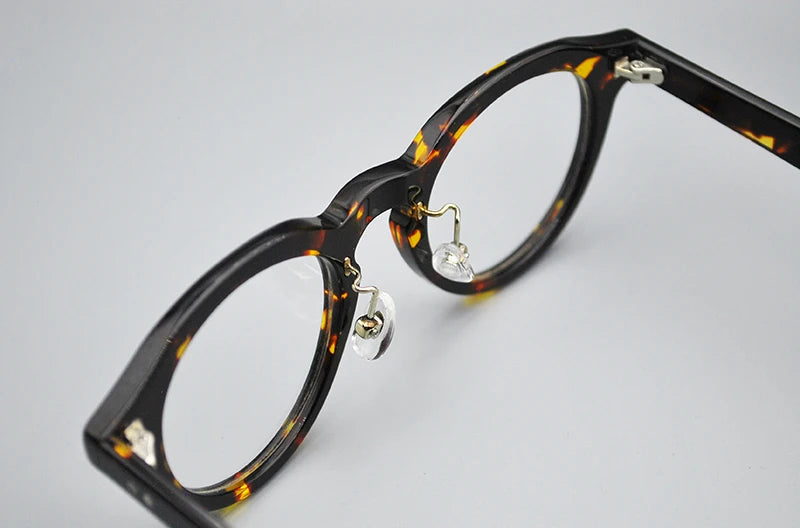 Retro Round Spectacle Luxury Acetate Eyewear Small Size Eyeglasses Optical Prescription Frames