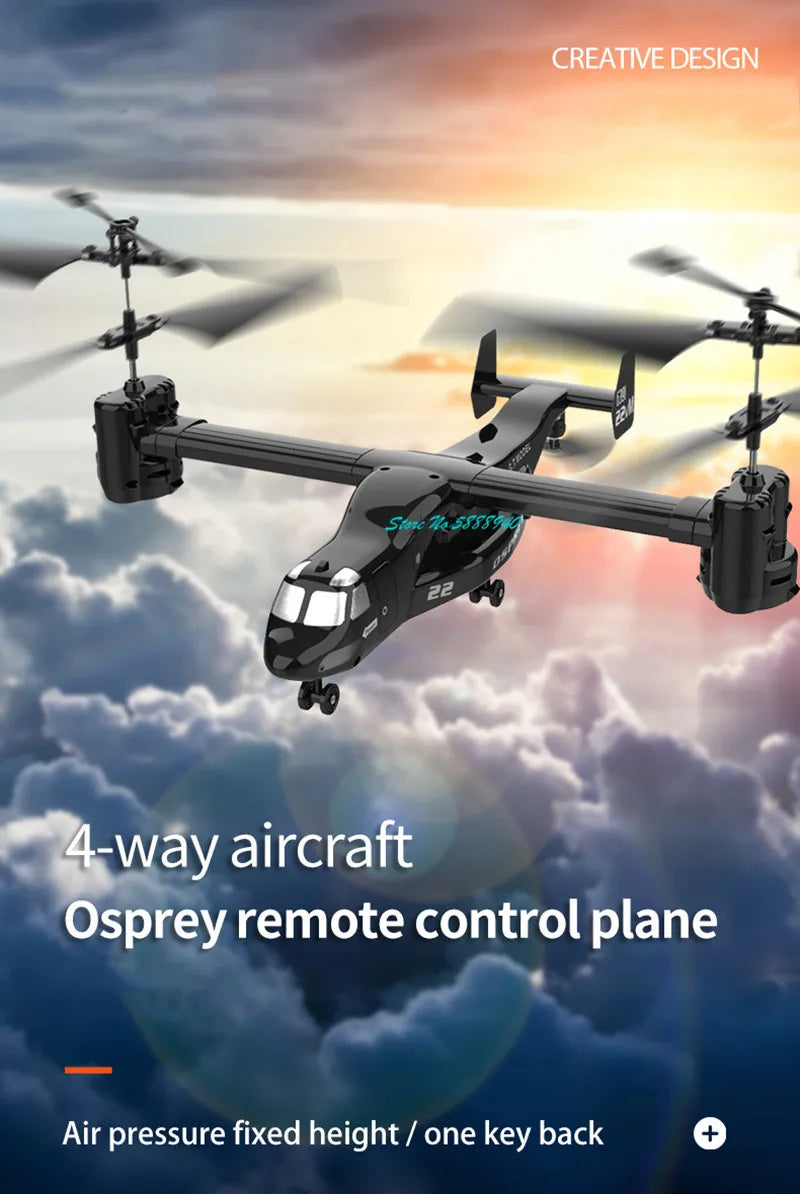 Professional Six Channel Brushless Remote Control Military Helicopter