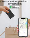 Ultra-thin Smart Bluetooth Global Position Systm Card Tracker Work With Apple Find My Wireless Rechargeable Back Cover For Iphone ID Card Finder