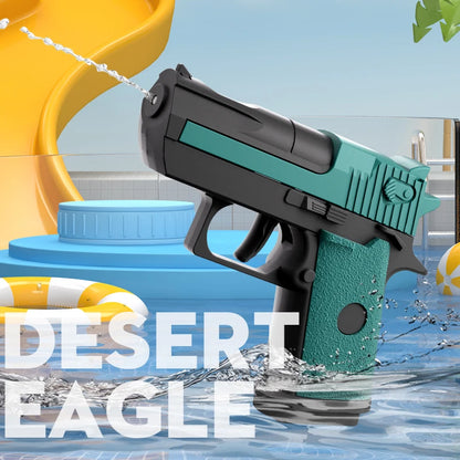 Water Gun Toy Desert Eagle Pistol Non Electric High Pressure 10 Meter Range Retro Color Beach Toys