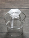 130ml Double Walled Glass Cup Hanging Ear Espresso Coffee Cup Clear Anti-scalding Teacup Party Brandy Wine Mug