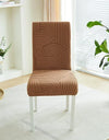 1PC Elastic Dining Room Chair Cover Jacquard Kitchen Chair Slipcovers Seat Covers Removable for Hotel Wedding Banquet Home
