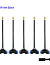 Free Bending Yellow Copper Mist Nozzle 8mm Straight Push Lock Joint Garden Watering Humidification Sprayer