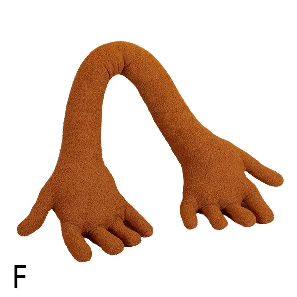 Creative Hand Shape Plush Pillow Soft Long Arm Sofa Palm Home Throw Office Pillow Funny Nap Stuffed Toy Pillows Color D P2Q8