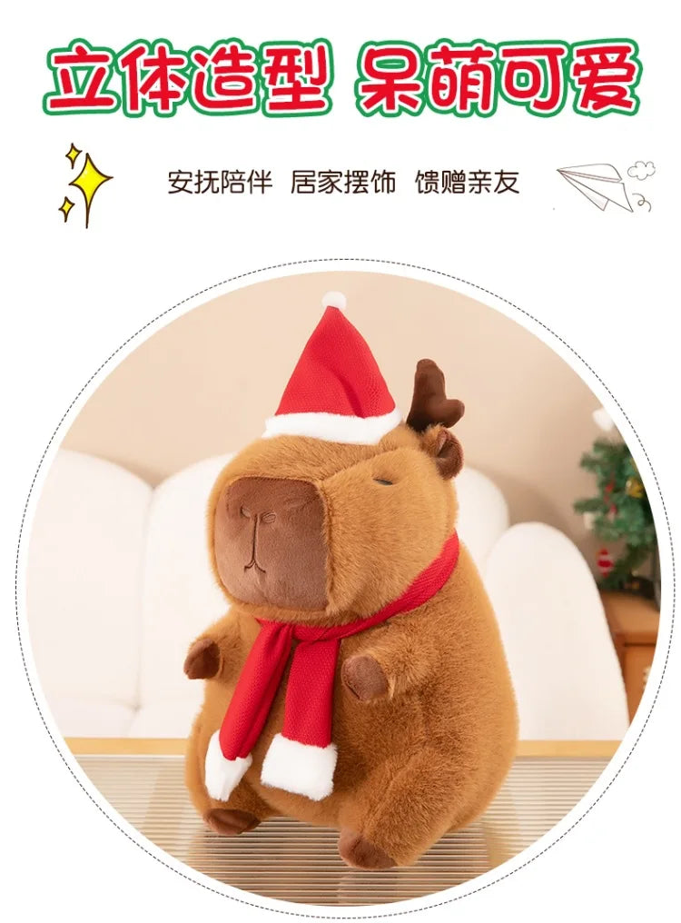 New 50cm Kawaii Capybara Plush Toy Capybara Stuffed Doll Christmas Gift Kids Birthday Xmas Present Cuddly Pillow Factory