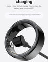 R02 Smart Ring Military Grade Titanium Steel Shell Health Monitoring IP68 & 5ATM Waterproof Multi-sport Modes