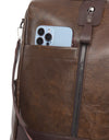 Backpacks PU Leather Travel Back Pack Ladies Large Capacity Shoulder Handbags
